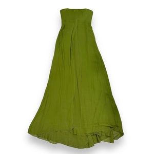 Green Sleeveless Maxi Dress